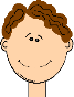 Online Student Eyes Clipart, Eyes Collection - Brown Hair Cartoon Boy - Png Download (541x720), Png Download